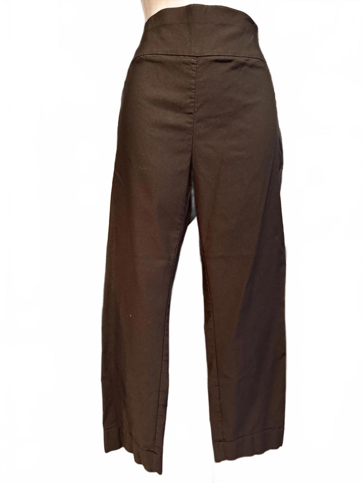 High Waist Black Cropped Pants