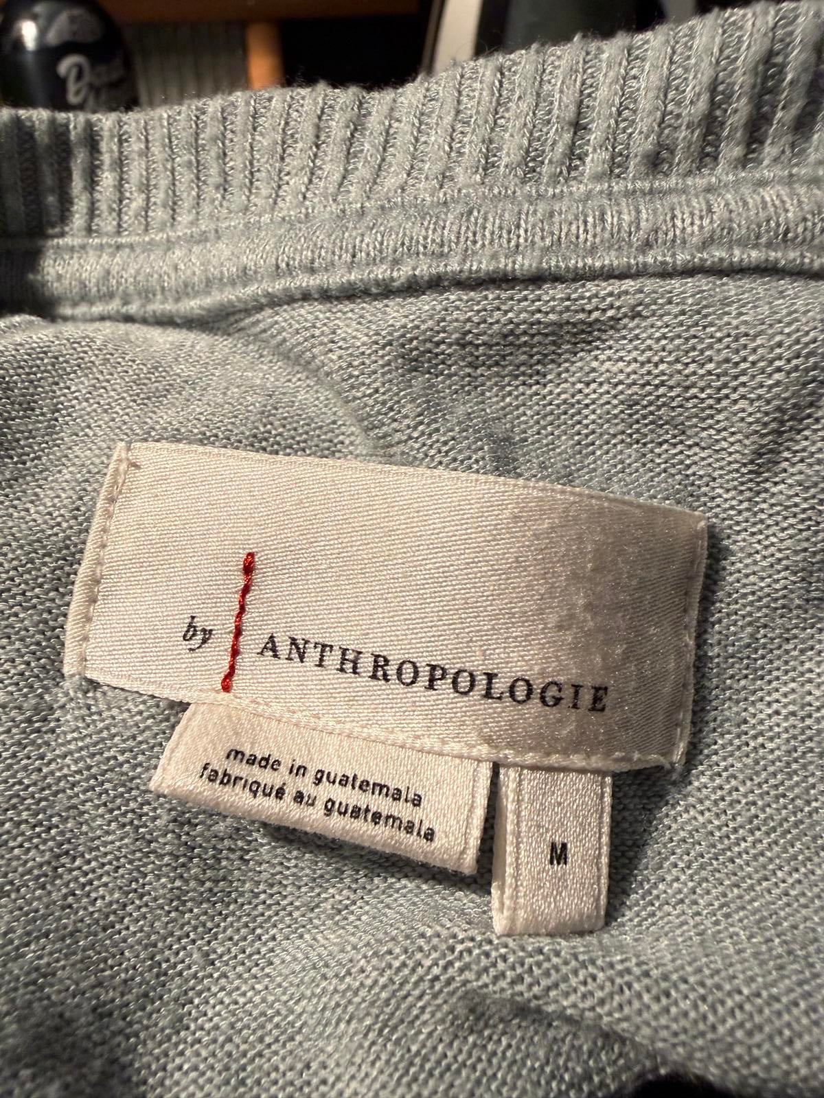 Anthropologie Lightweight Long Sleeve Wrap Sweater