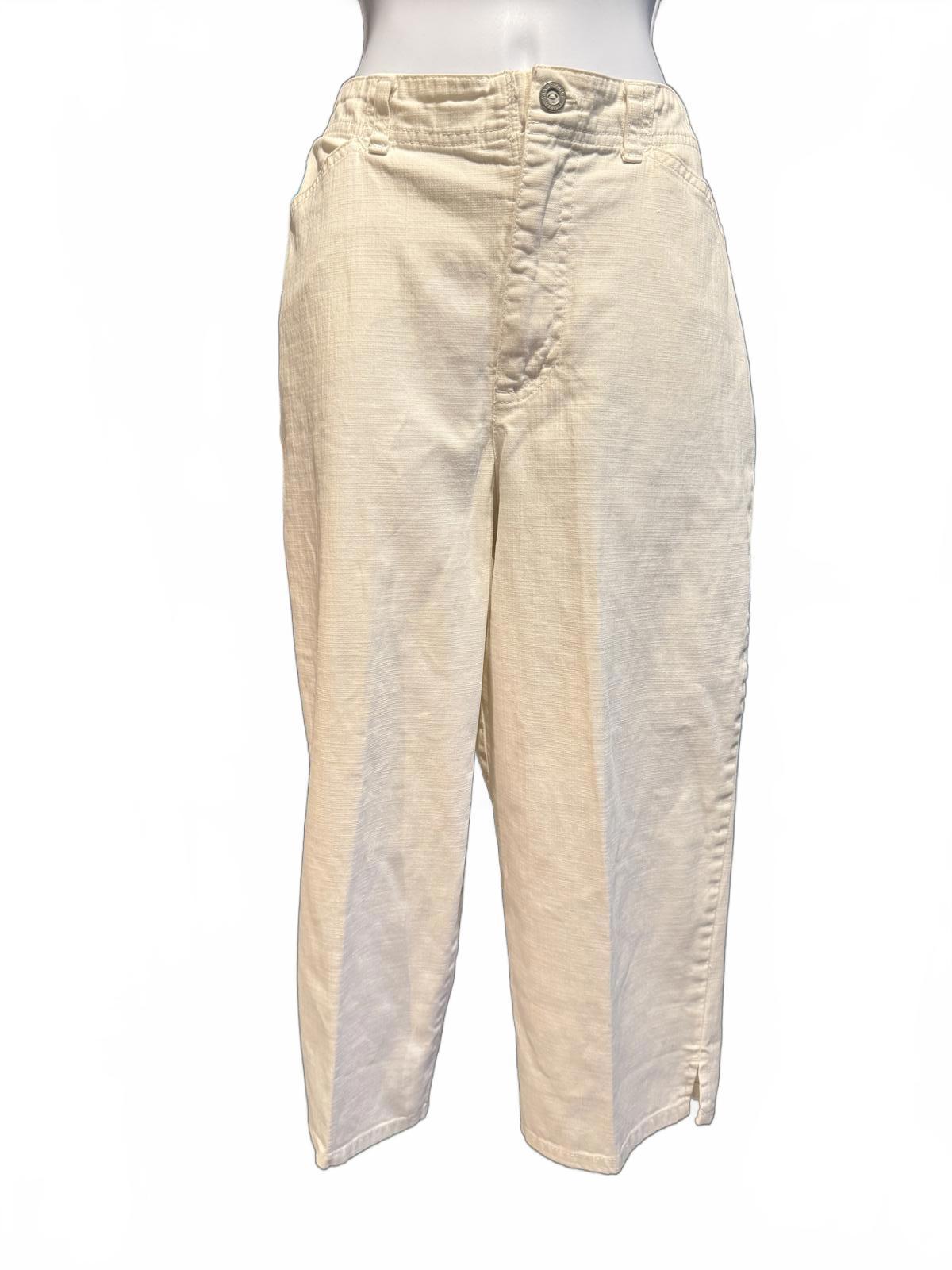 Gloria Vanderbilt Wide-Leg Cropped Casual Pants