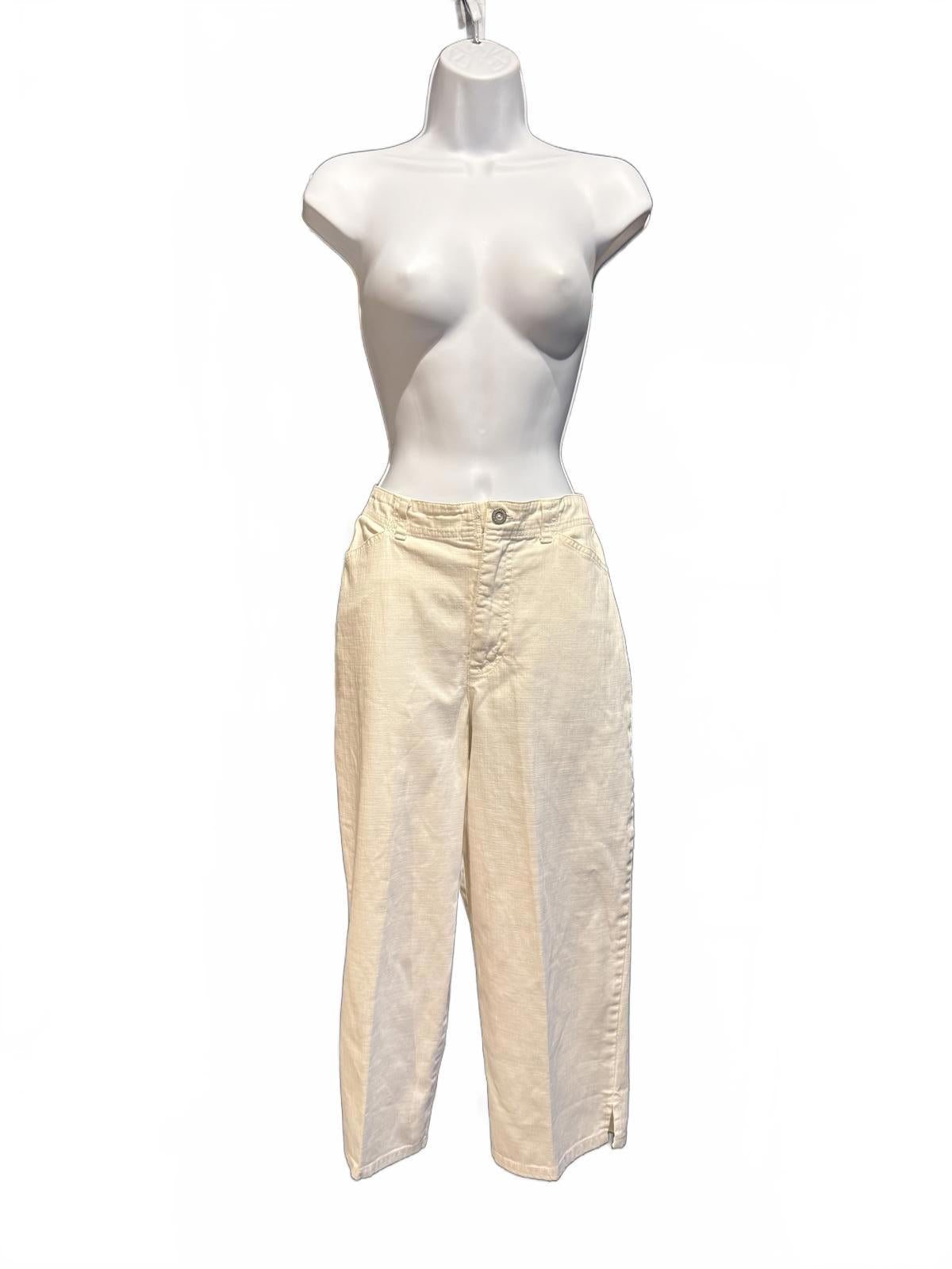Gloria Vanderbilt Wide-Leg Cropped Casual Pants