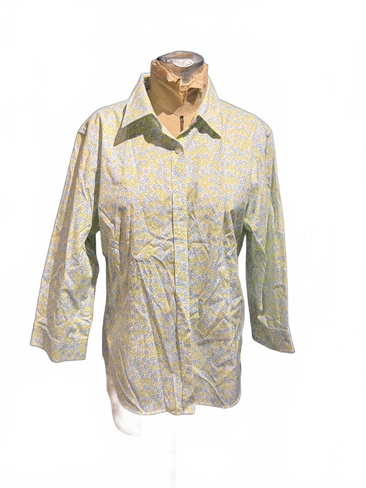 L.L. Bean Lightweight Floral Button-Up Shirt