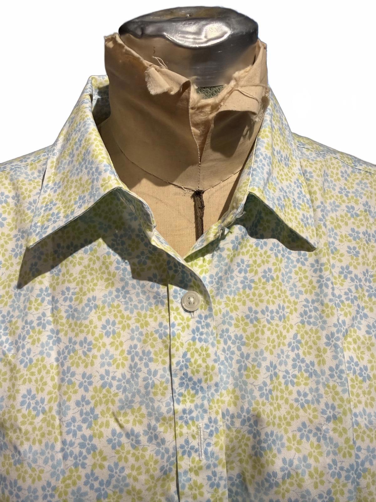 L.L. Bean Lightweight Floral Button-Up Shirt