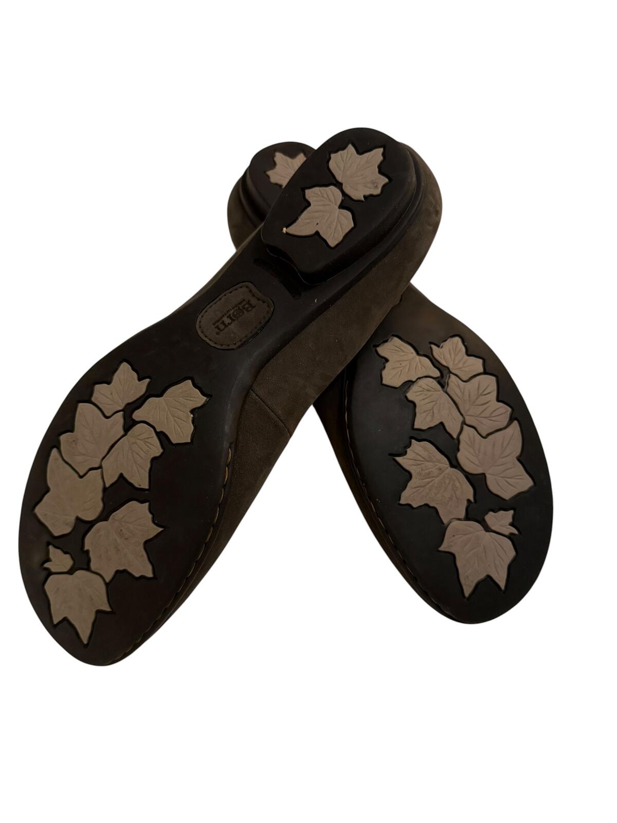 Born Brown Suede Ballet Flats