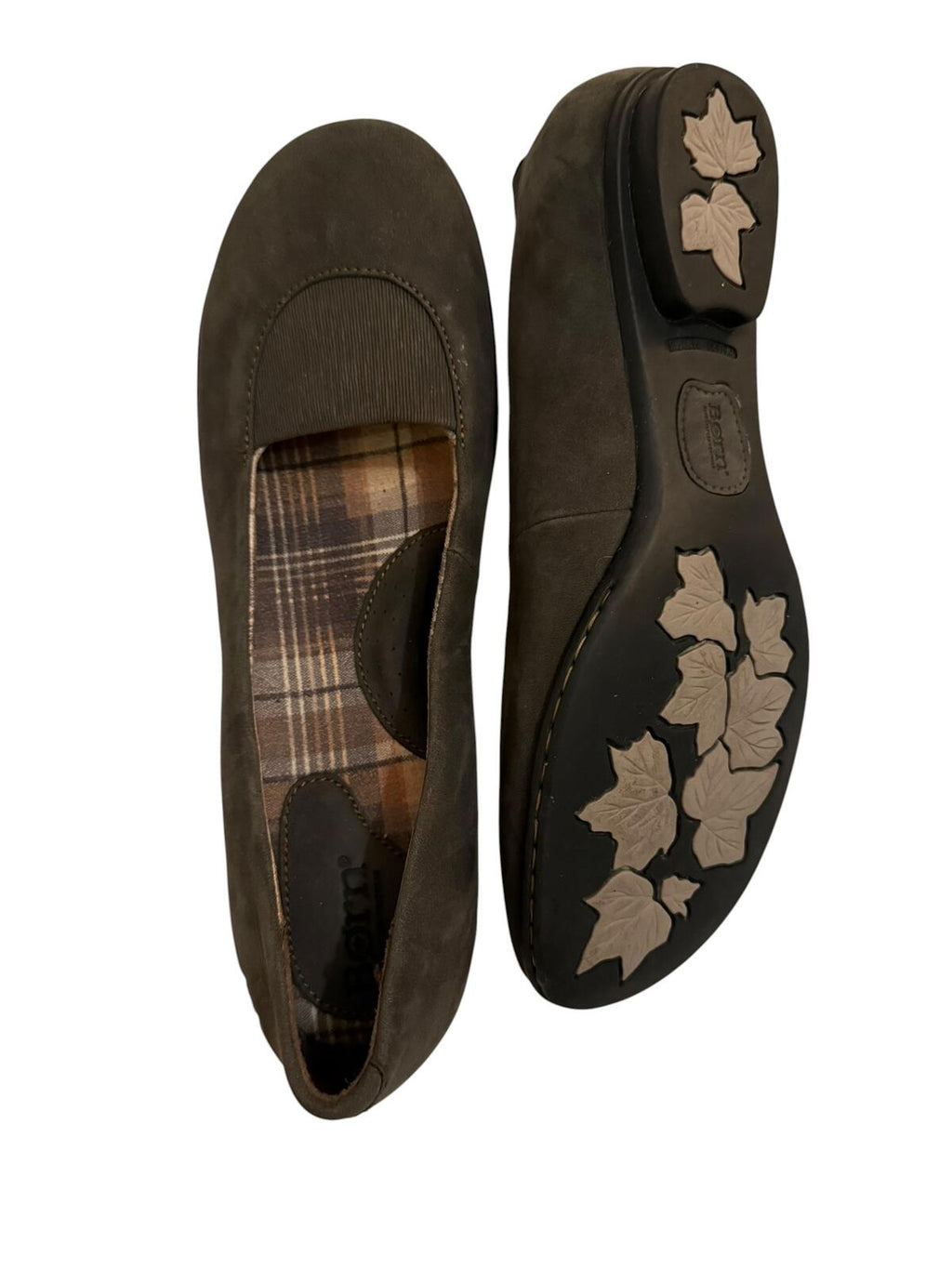 Born Brown Suede Ballet Flats