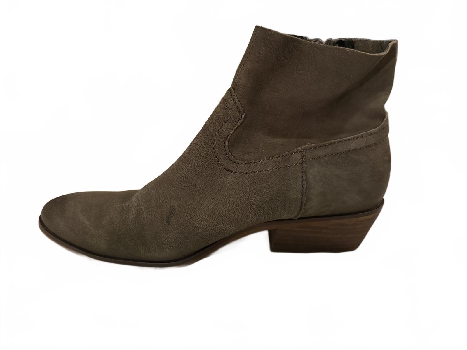 Frye & Co. Brown Suede Ankle Boots with Low Heel