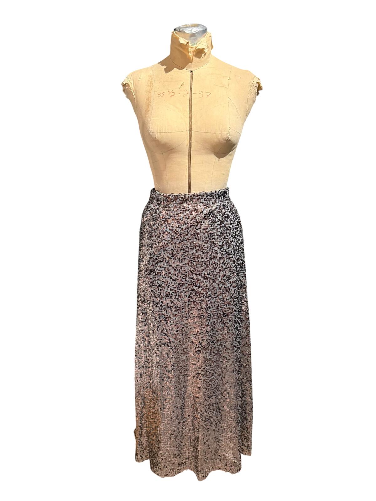 Mossimo Long Sequin Skirt with Elastic Waistband