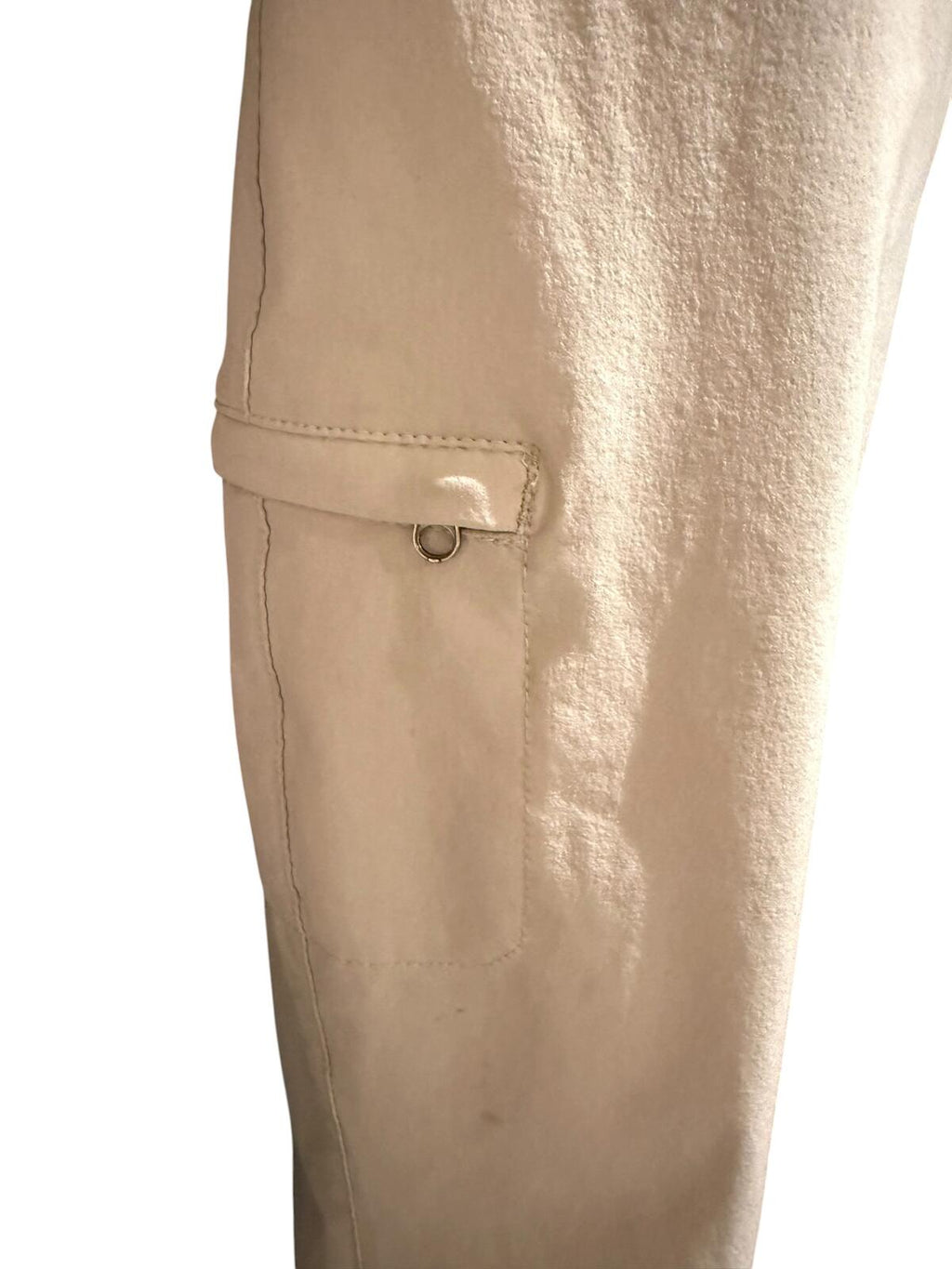 Eddie Bauer Beige Cropped Cargo Pants