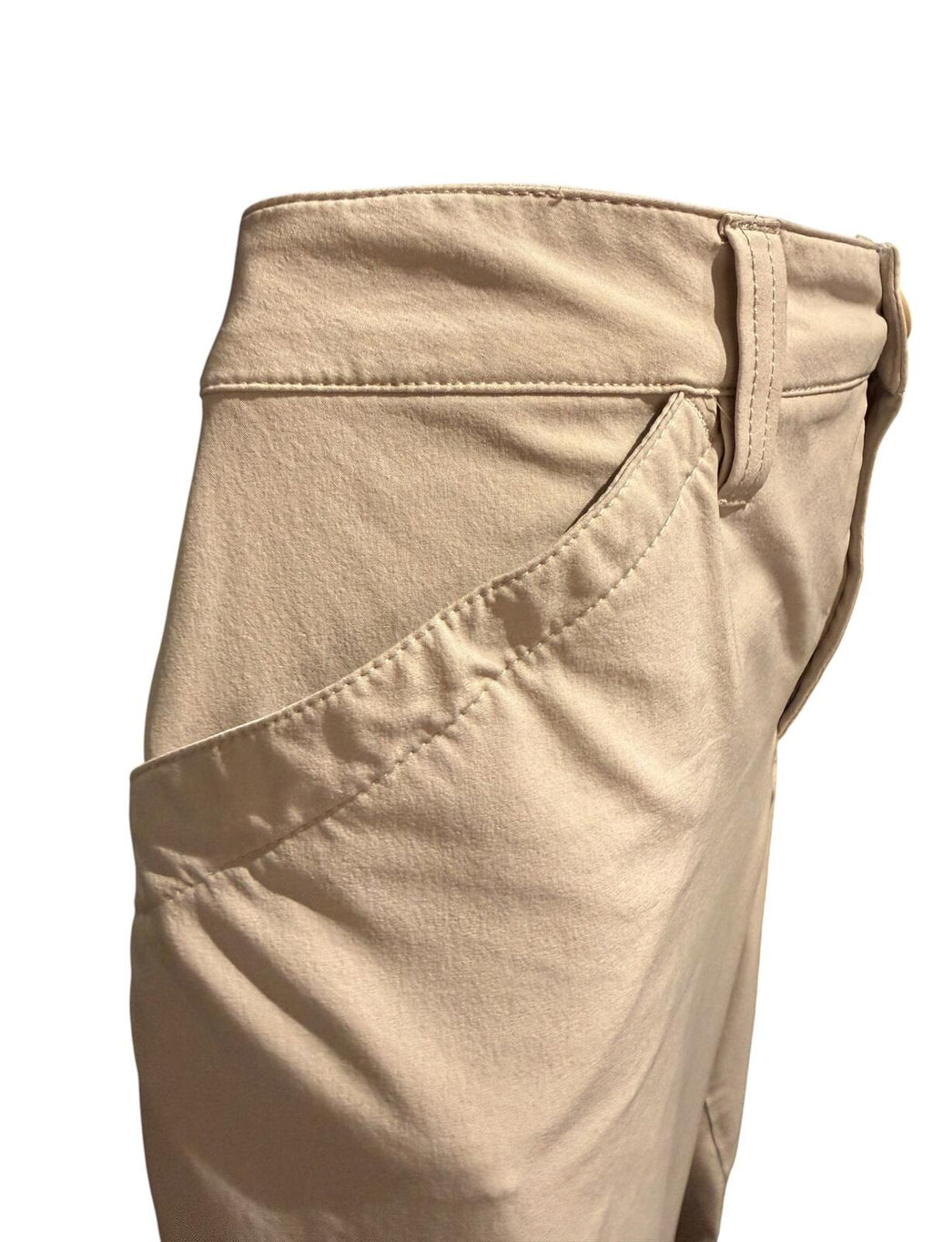 Eddie Bauer Beige Cropped Cargo Pants