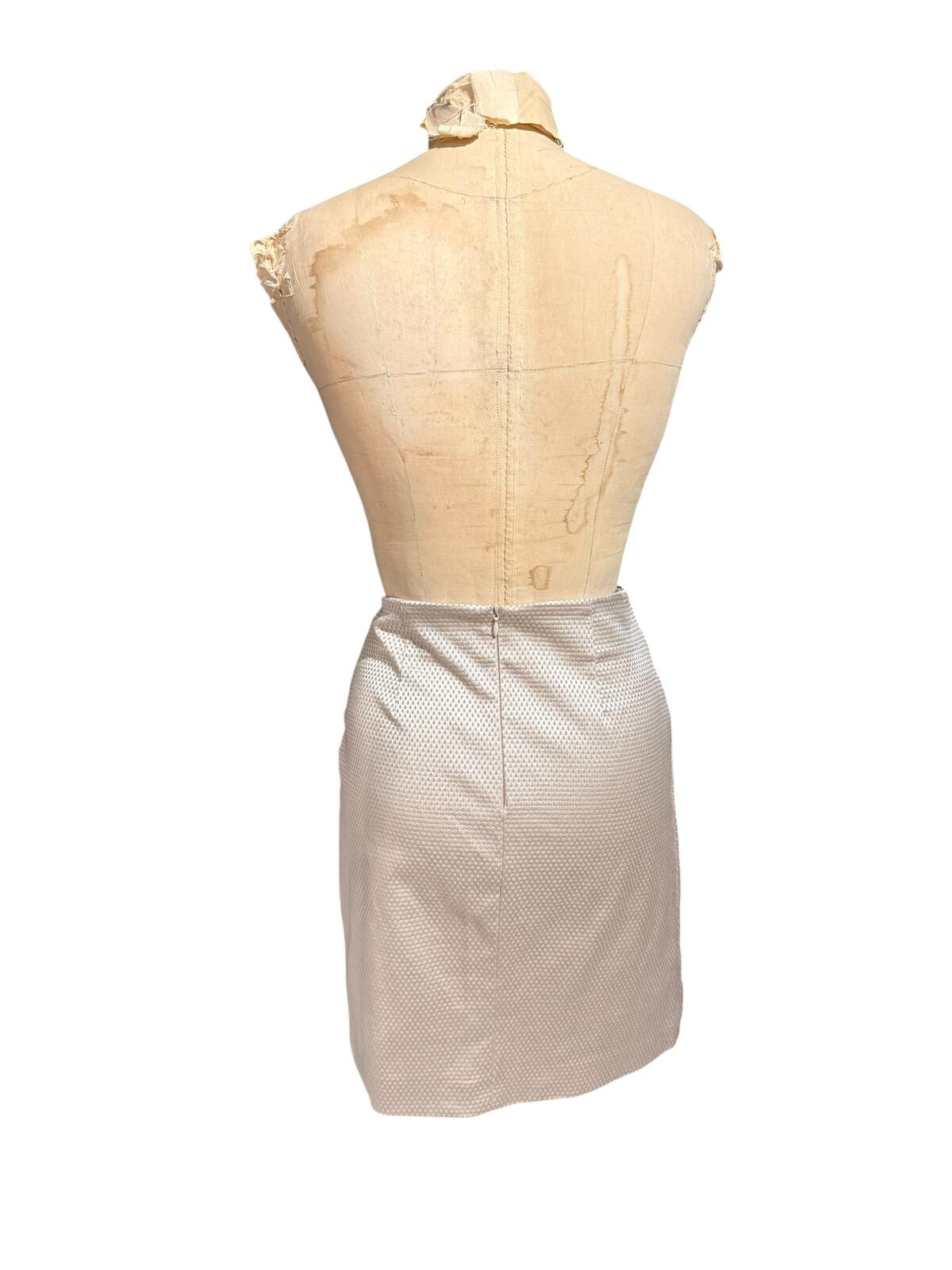 MVF Fausta Santi Textured Wrap Skirt with Decorative Buckle