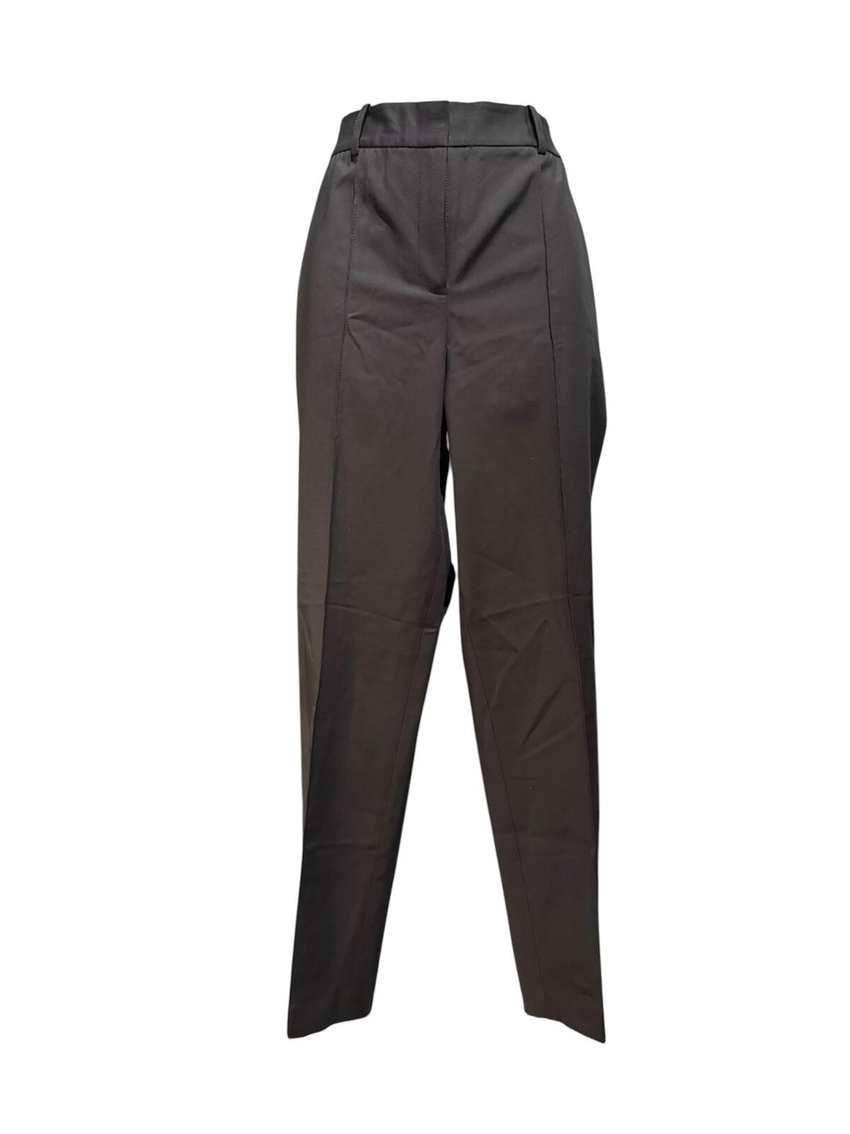 Lafayette 148 High-Waisted Black Pants with Belt Loops