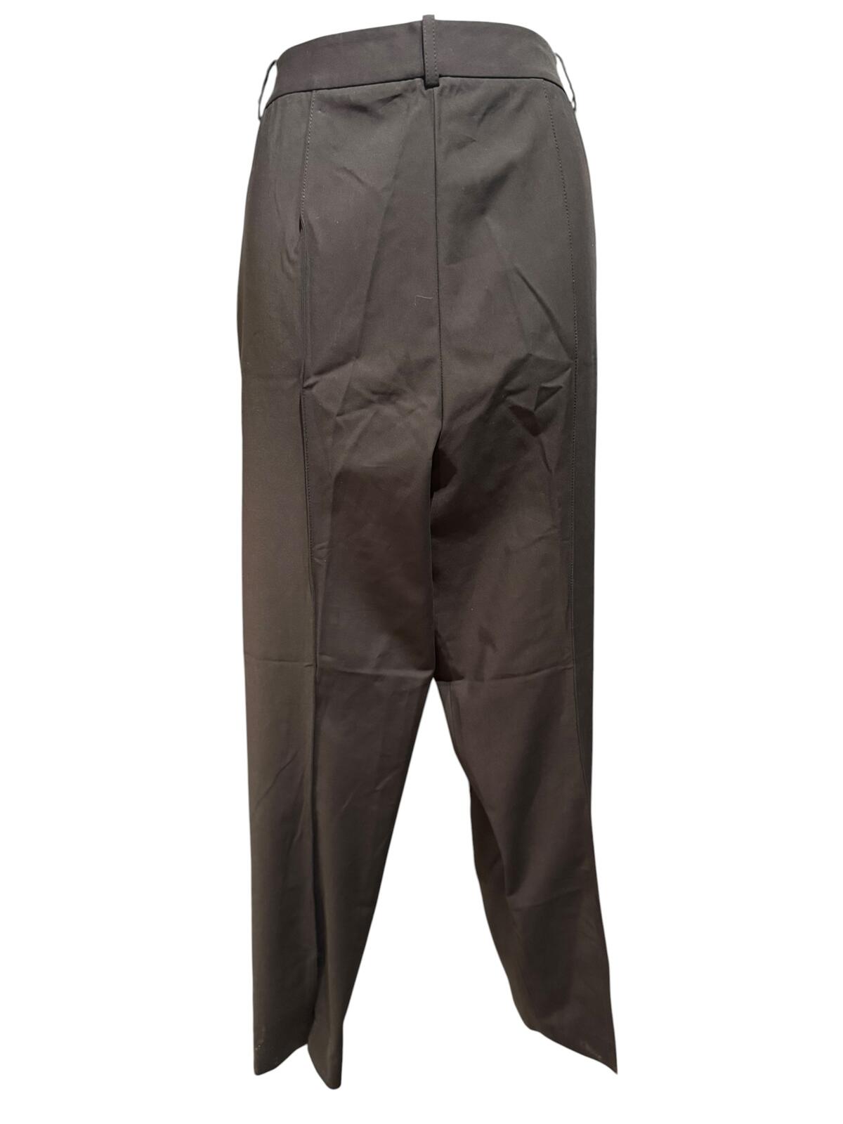 Lafayette 148 High-Waisted Black Pants with Belt Loops