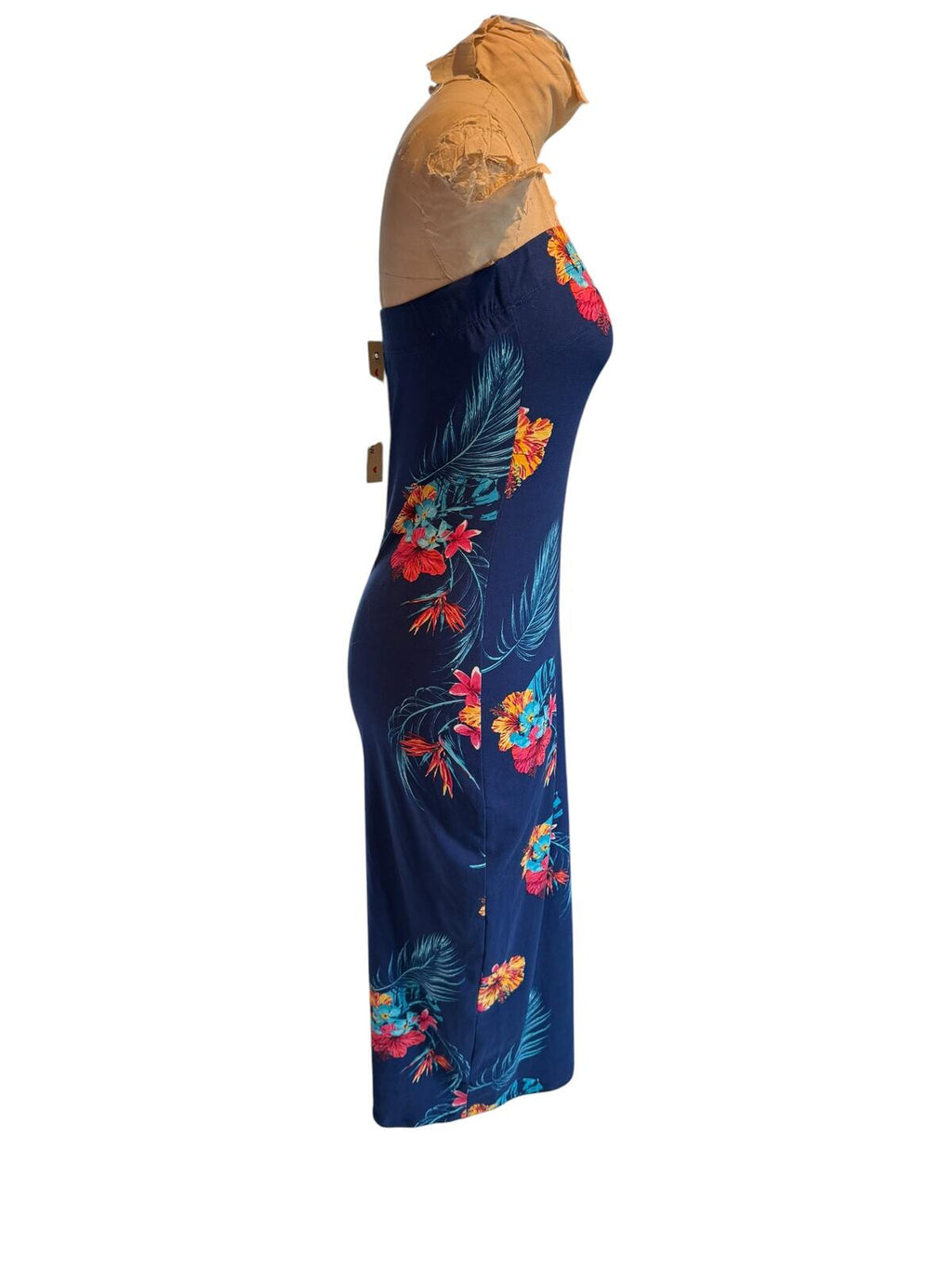 Love Nation Strapless Floral Print Bodycon Dress