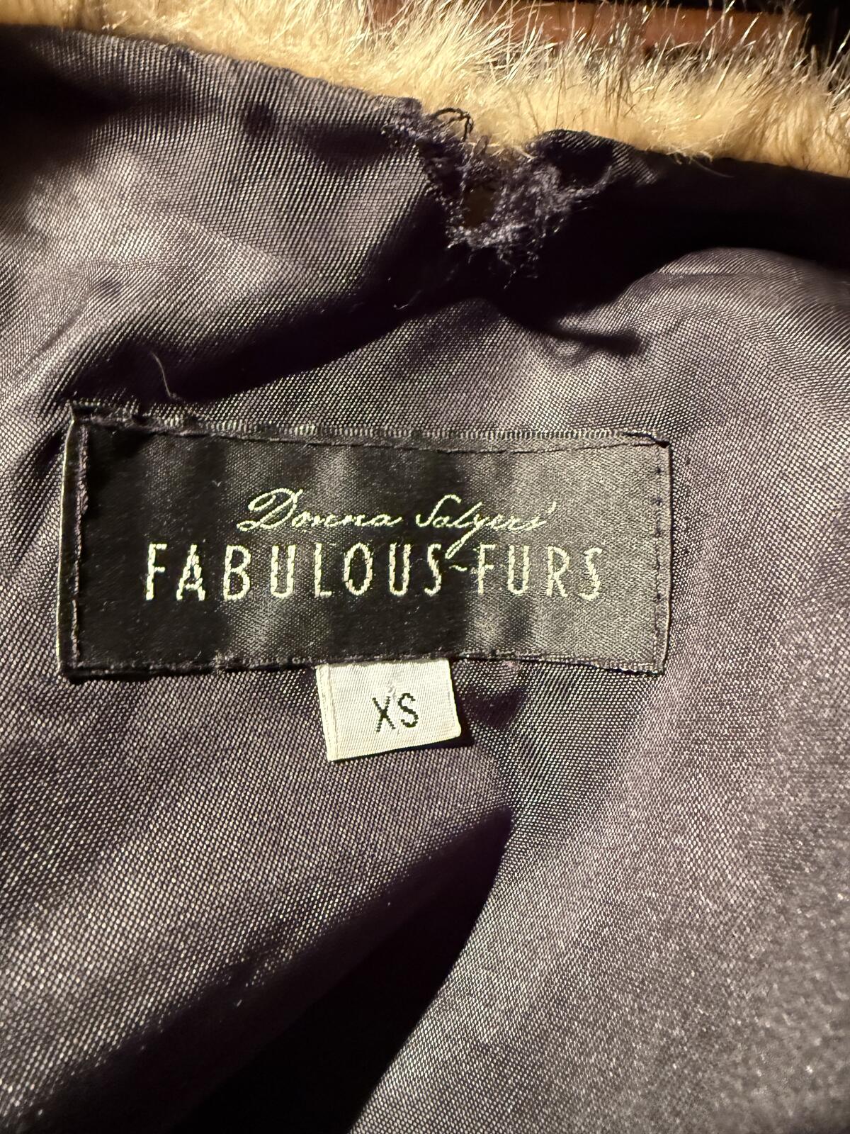 Donna Salyers Faux Fur Leopard Print Vest
