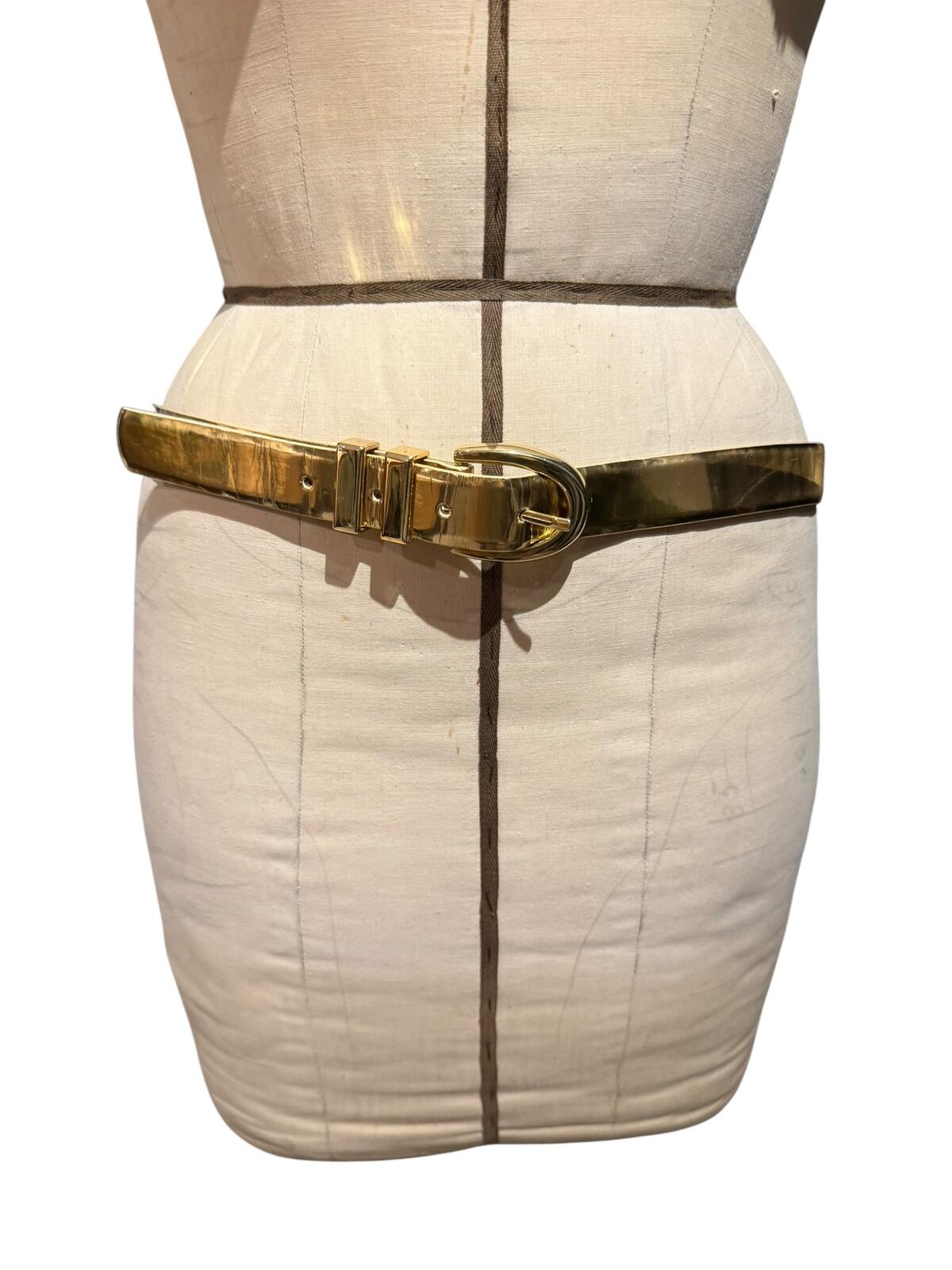 Style&Co. Gold Metallic Belt