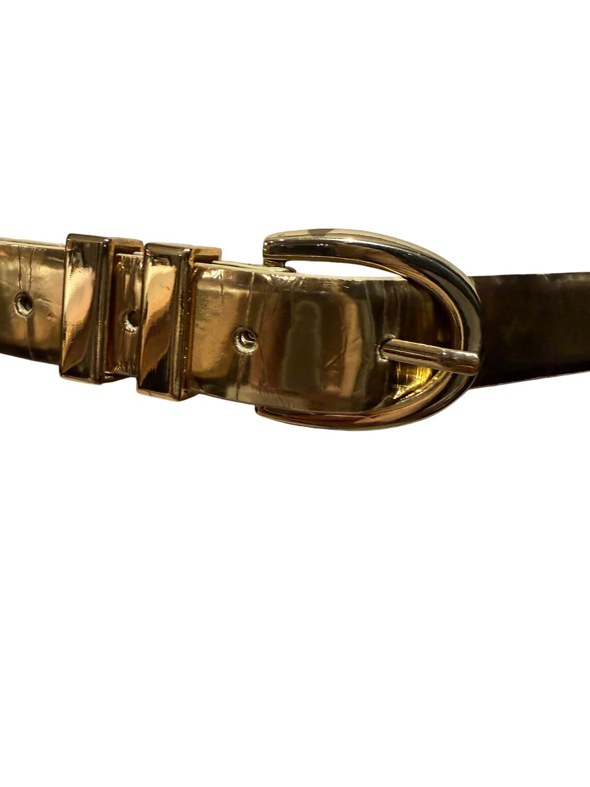 Style&Co. Gold Metallic Belt