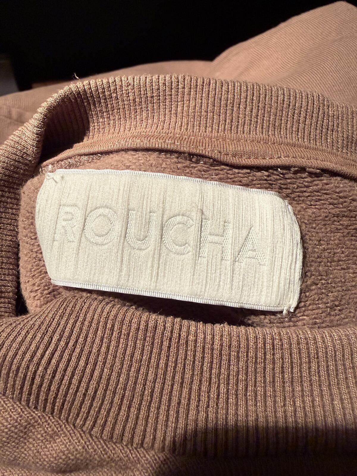 Roucha Beige Short Sleeve Casual Sweatshirt Top