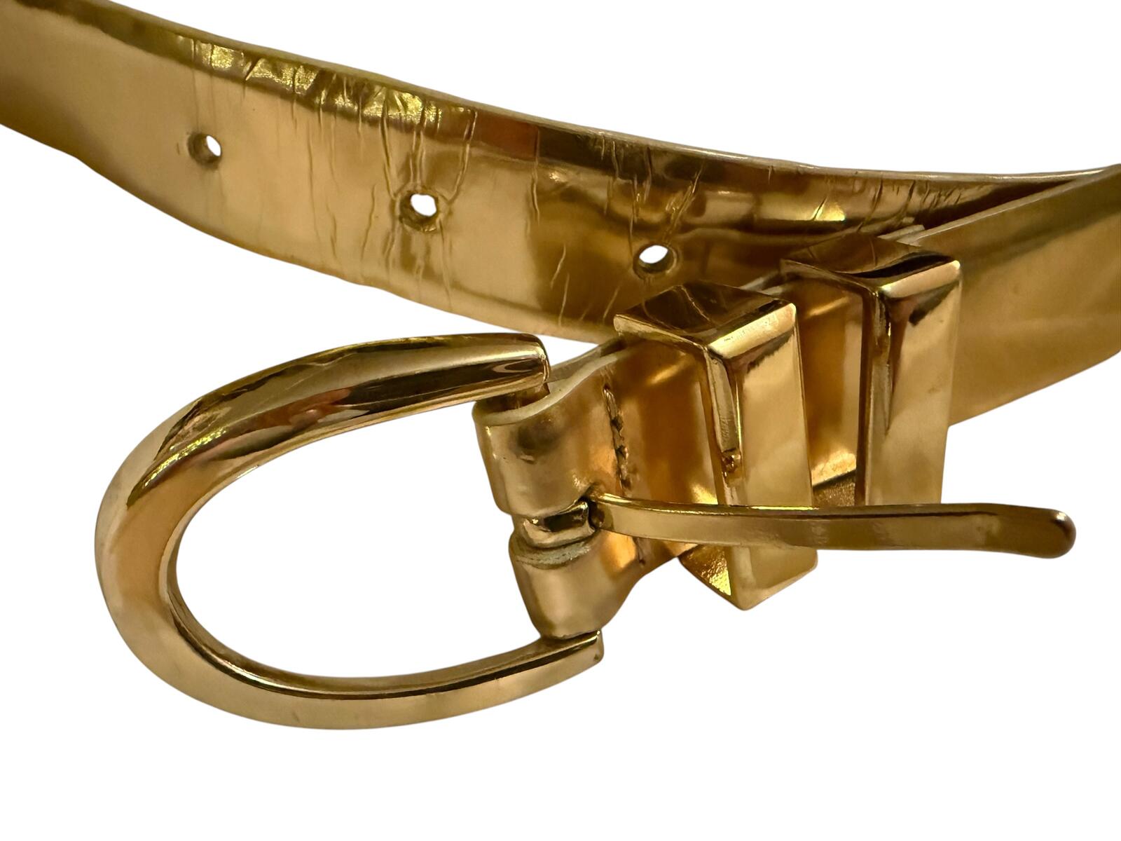 Style&Co. Gold Metallic Belt