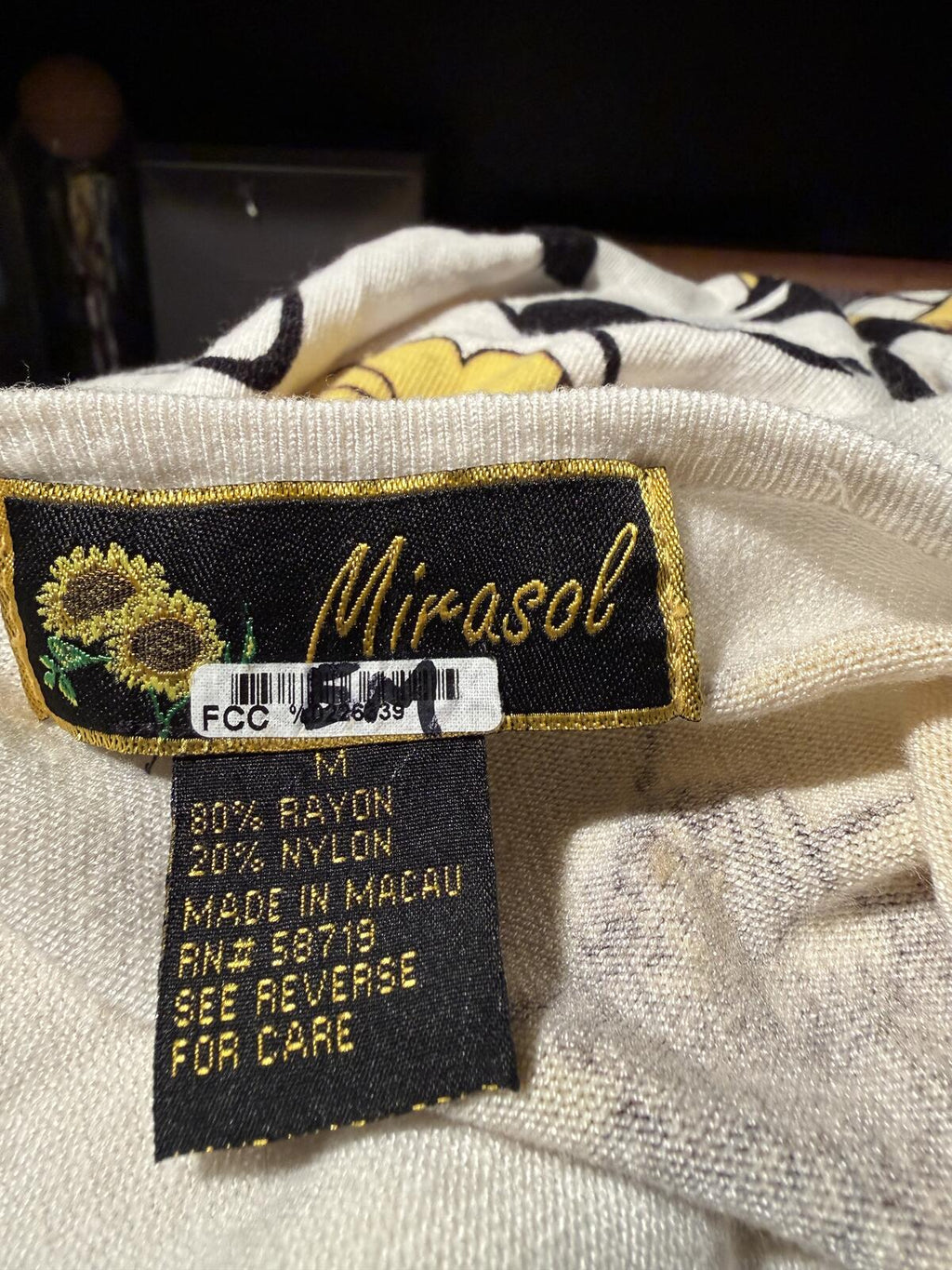 Mirasol Floral Print Lightweight Sweater