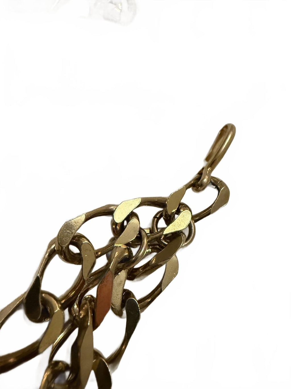 Gold Tone Chain Belt with Triple Layered Design