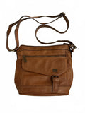 Born b.o.c Brown Leather Crossbody Bag