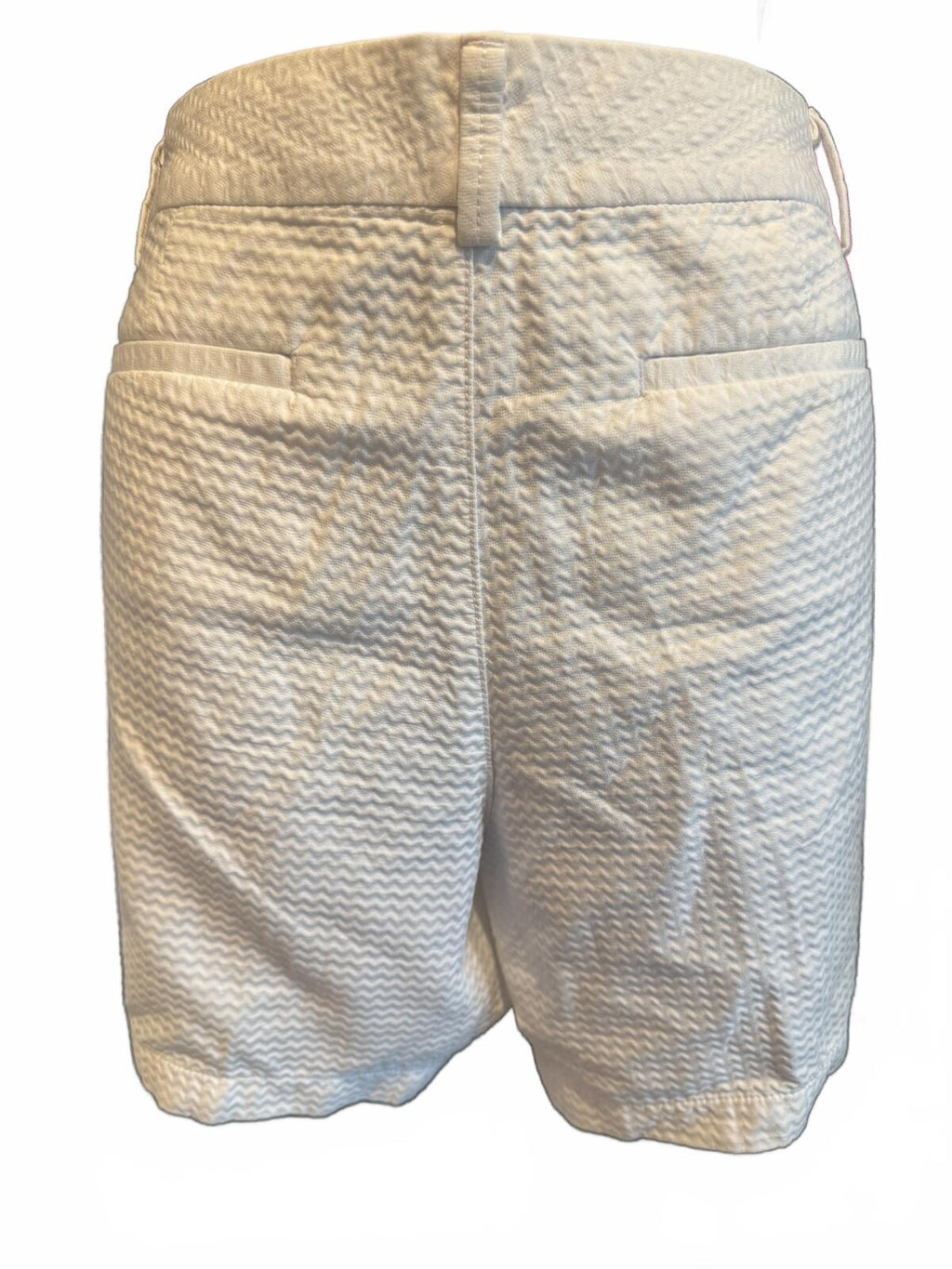 Lilly Pulitzer White Textured High-Waisted Shorts