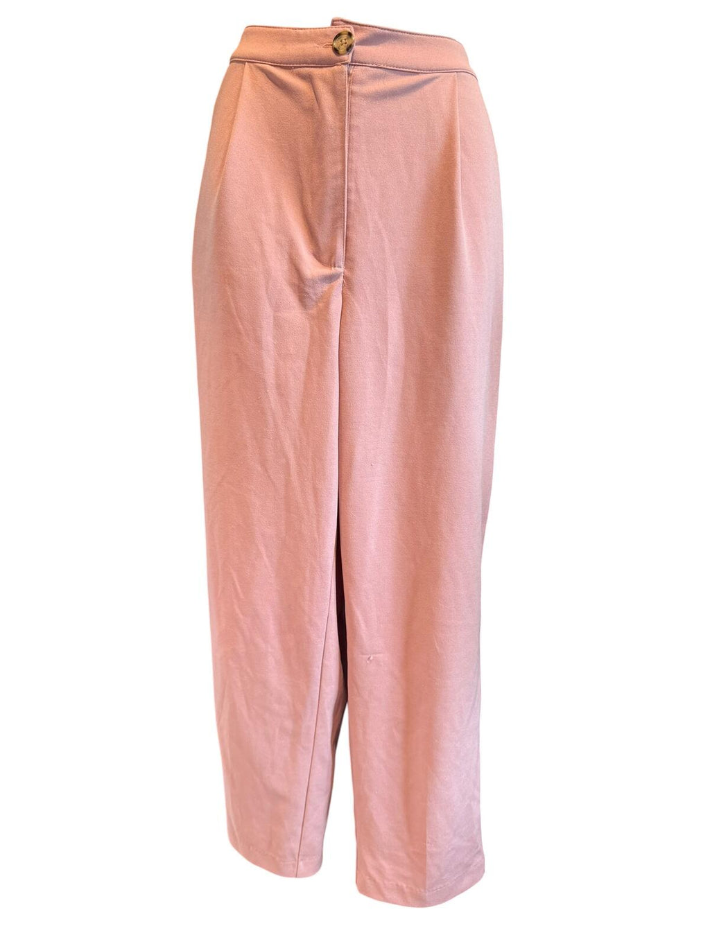 Good Luck Gem Pink High-Waisted Wide Leg Pants