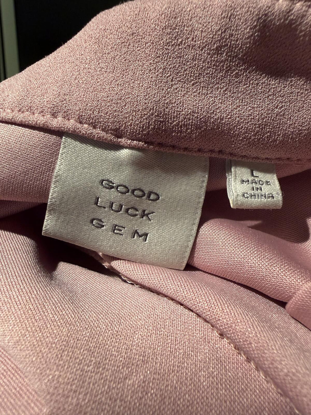 Good Luck Gem Pink High-Waisted Wide Leg Pants