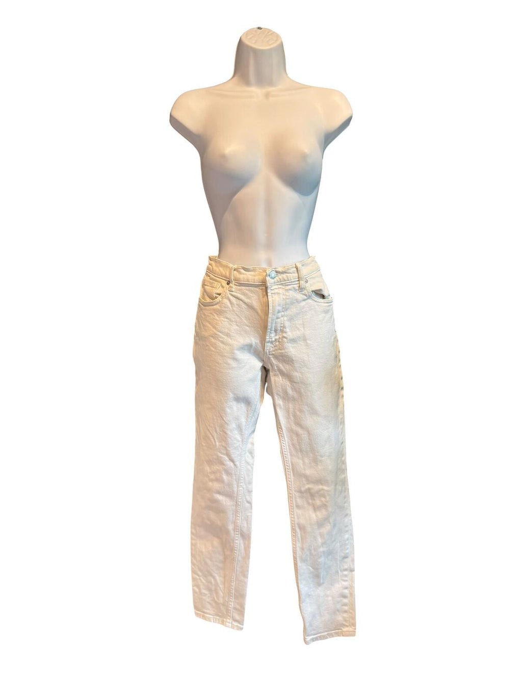 Everlane White Straight Leg Jeans