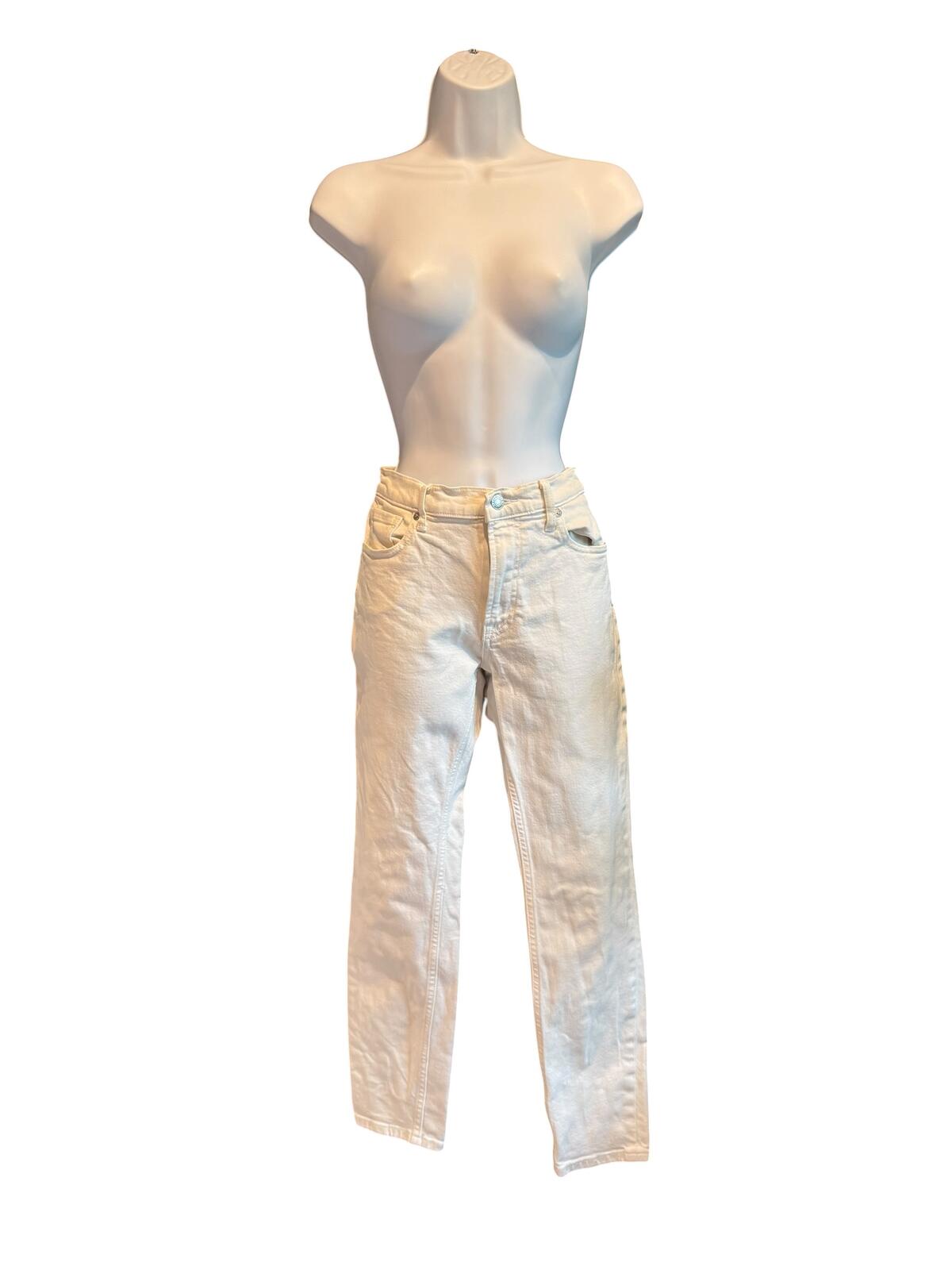 Everlane White Straight Leg Jeans