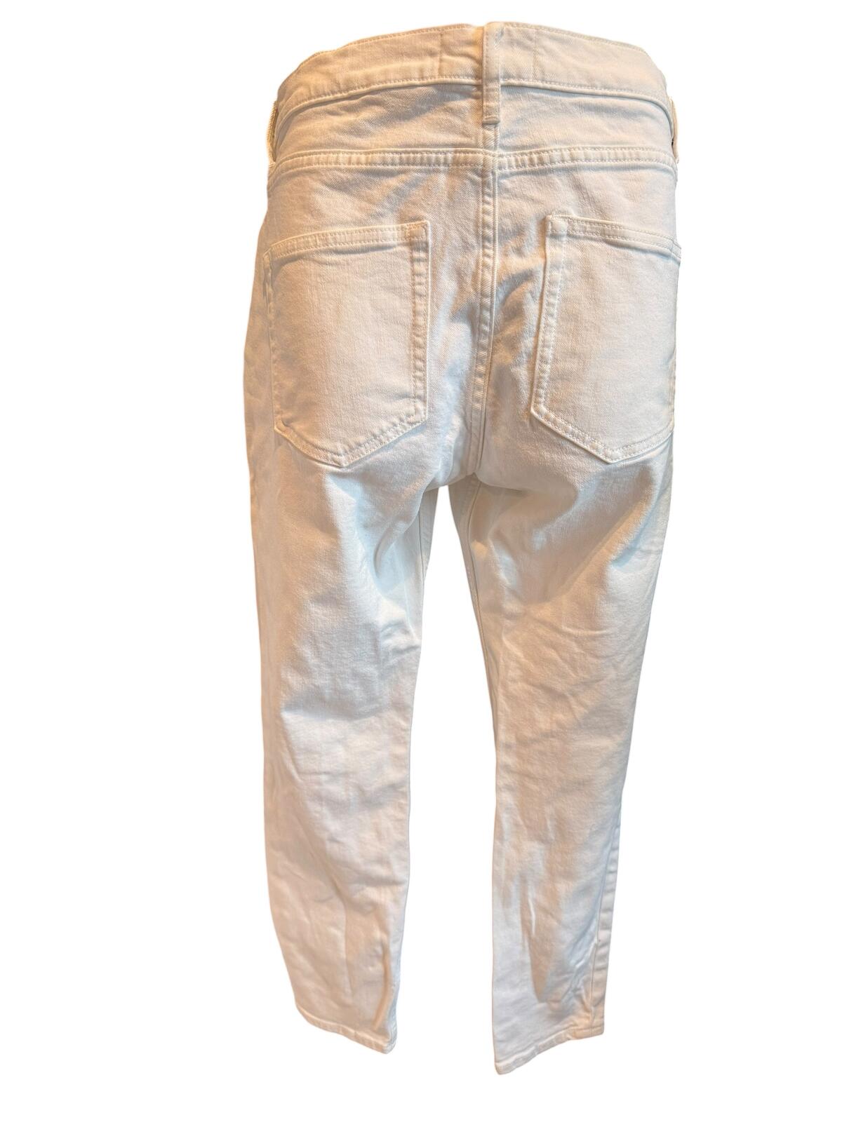 Everlane White Straight Leg Jeans