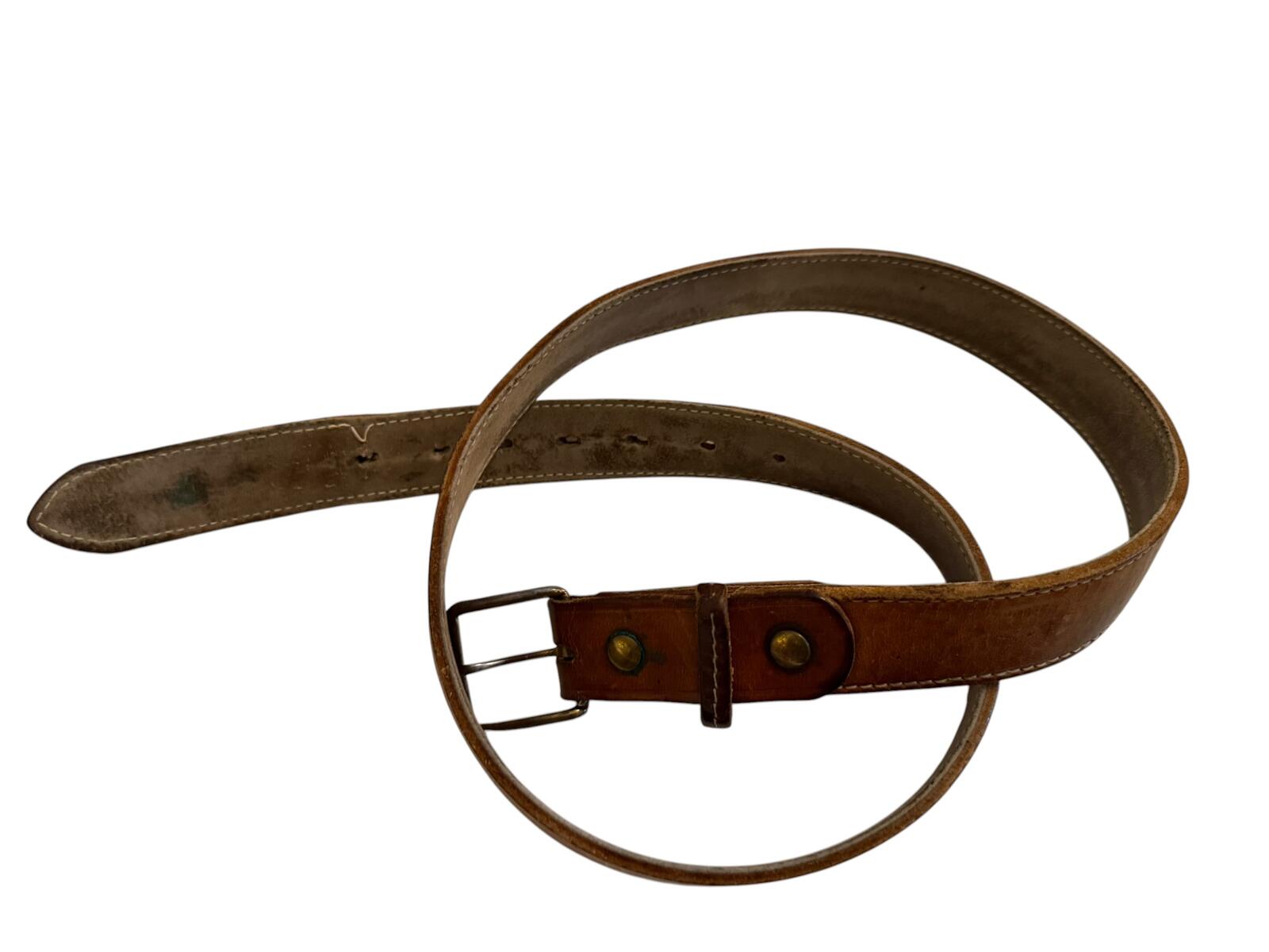 Tauris Leathers Brown Leather Belt