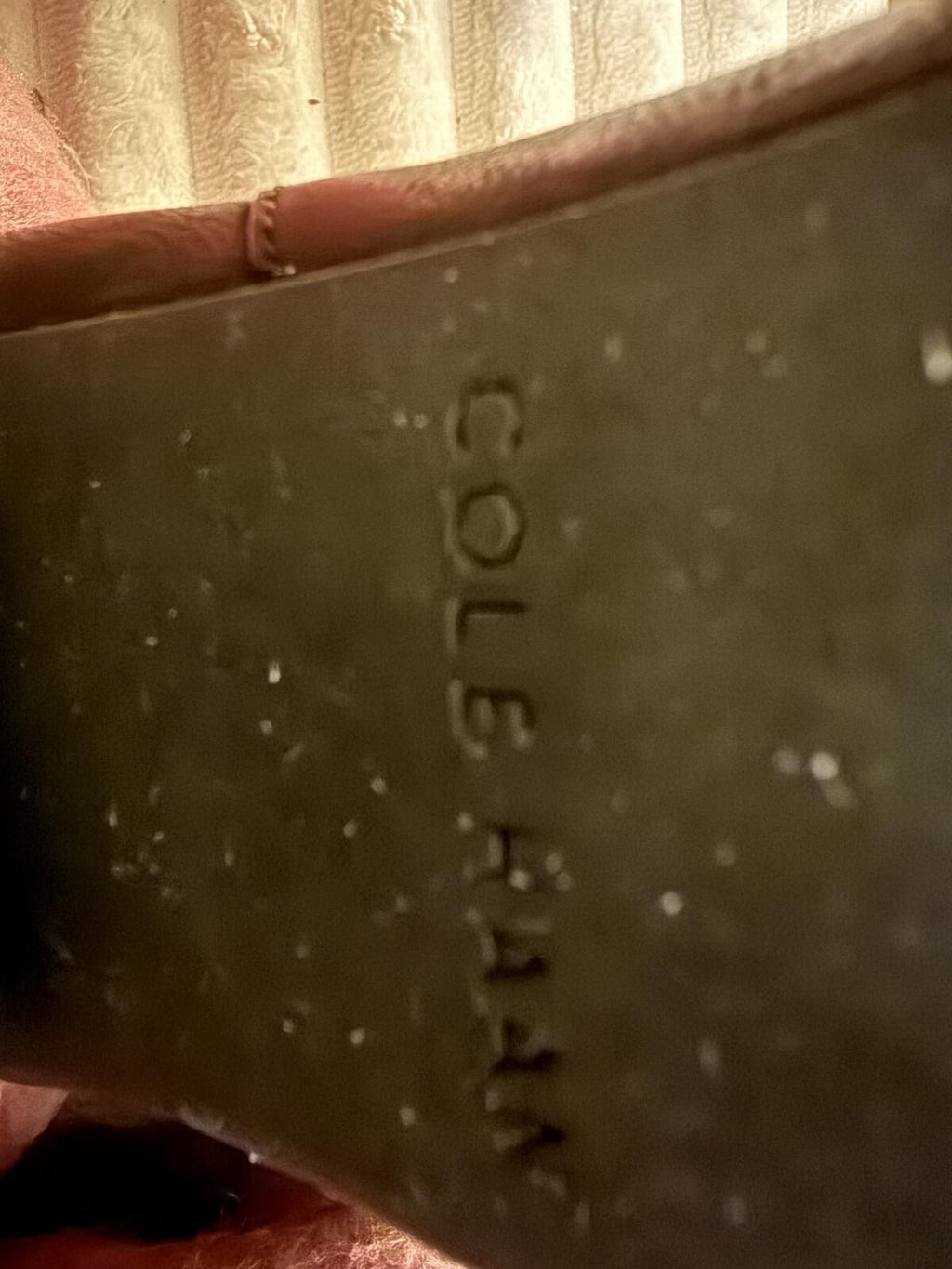 Cole Haan Black Leather Ankle Boots with Buckle Detail