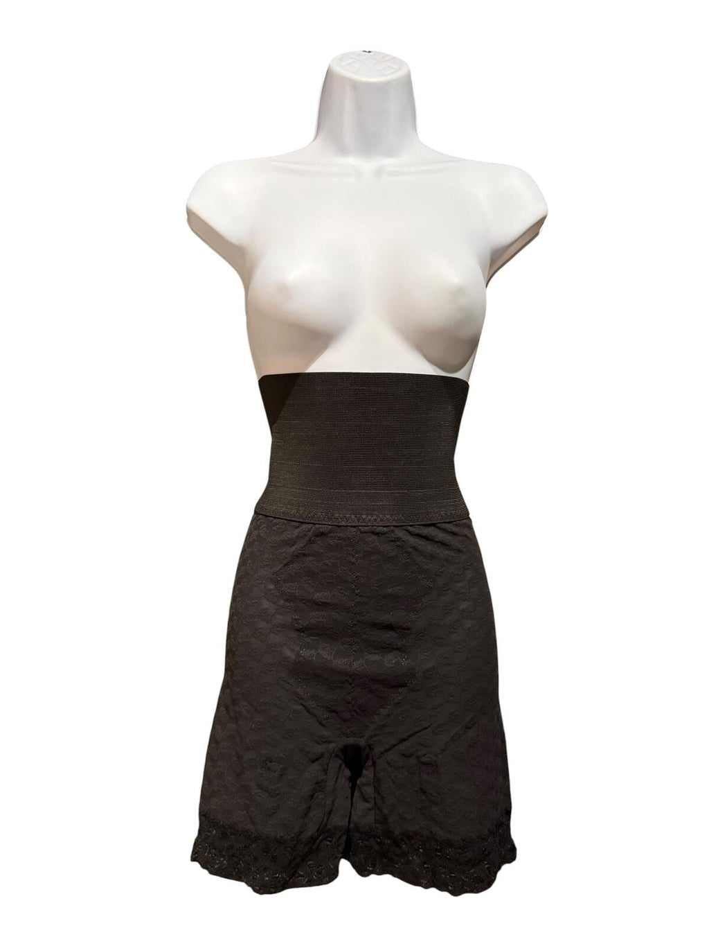 Vintage High Waist Shaping Shorts with Lace Trim