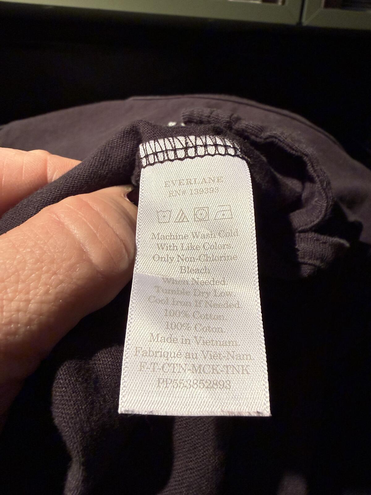 Everlane Sleeveless Black Mock Neck Top