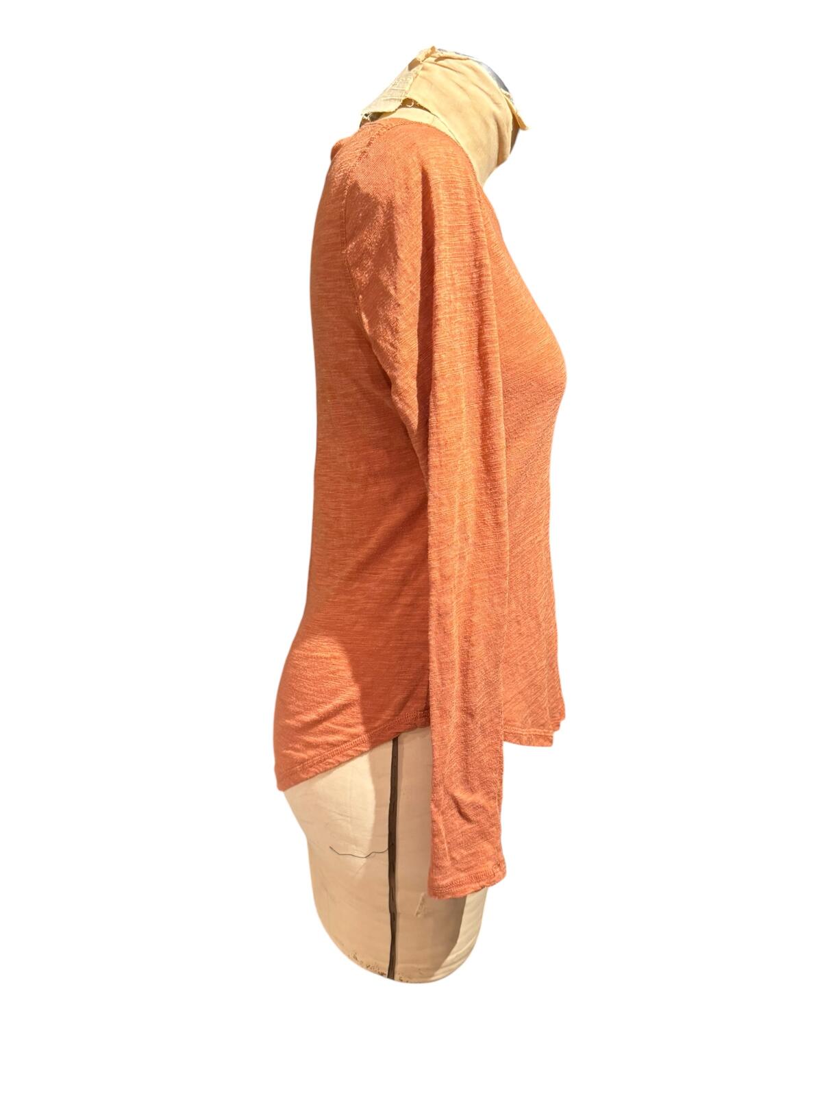 Chaser Lightweight Long Sleeve Orange Top