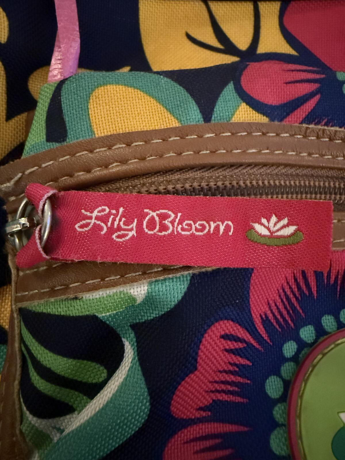 Lily Bloom Floral Crossbody Bag with Adjustable Strap