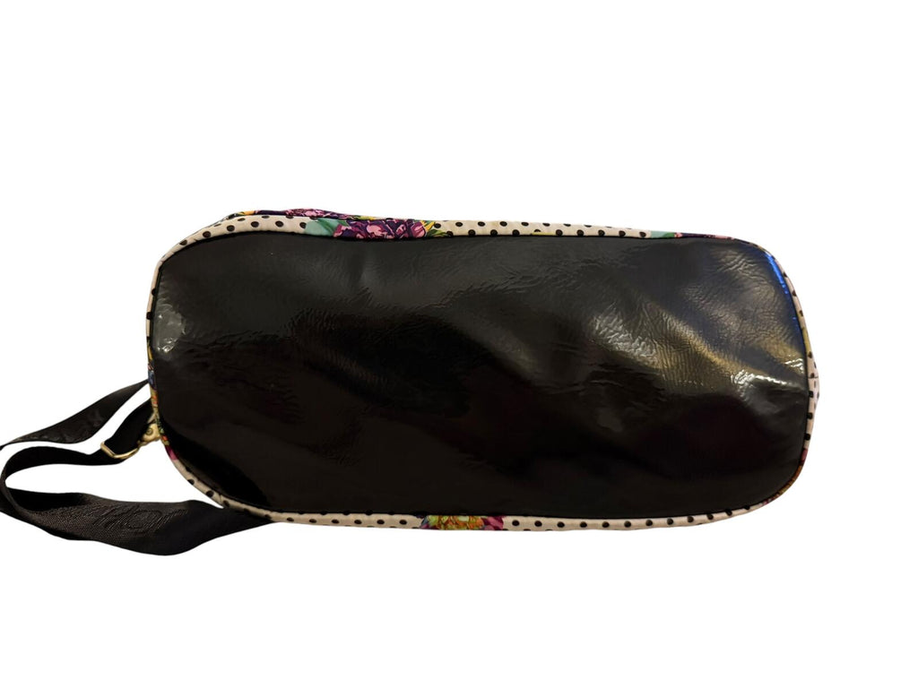 Betsey Johnson Floral Polka Dot Tote Bag