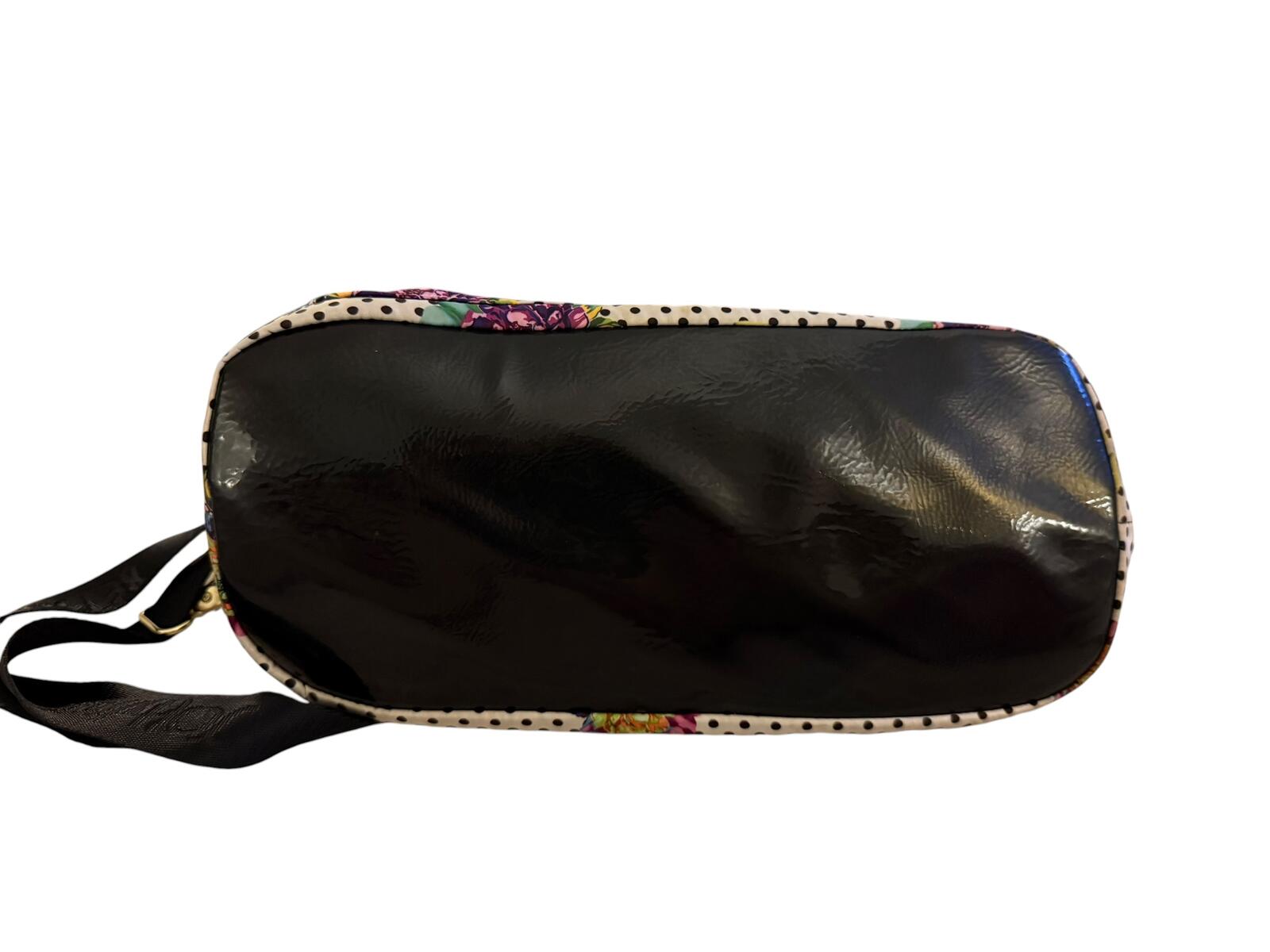Betsey Johnson Floral Polka Dot Tote Bag