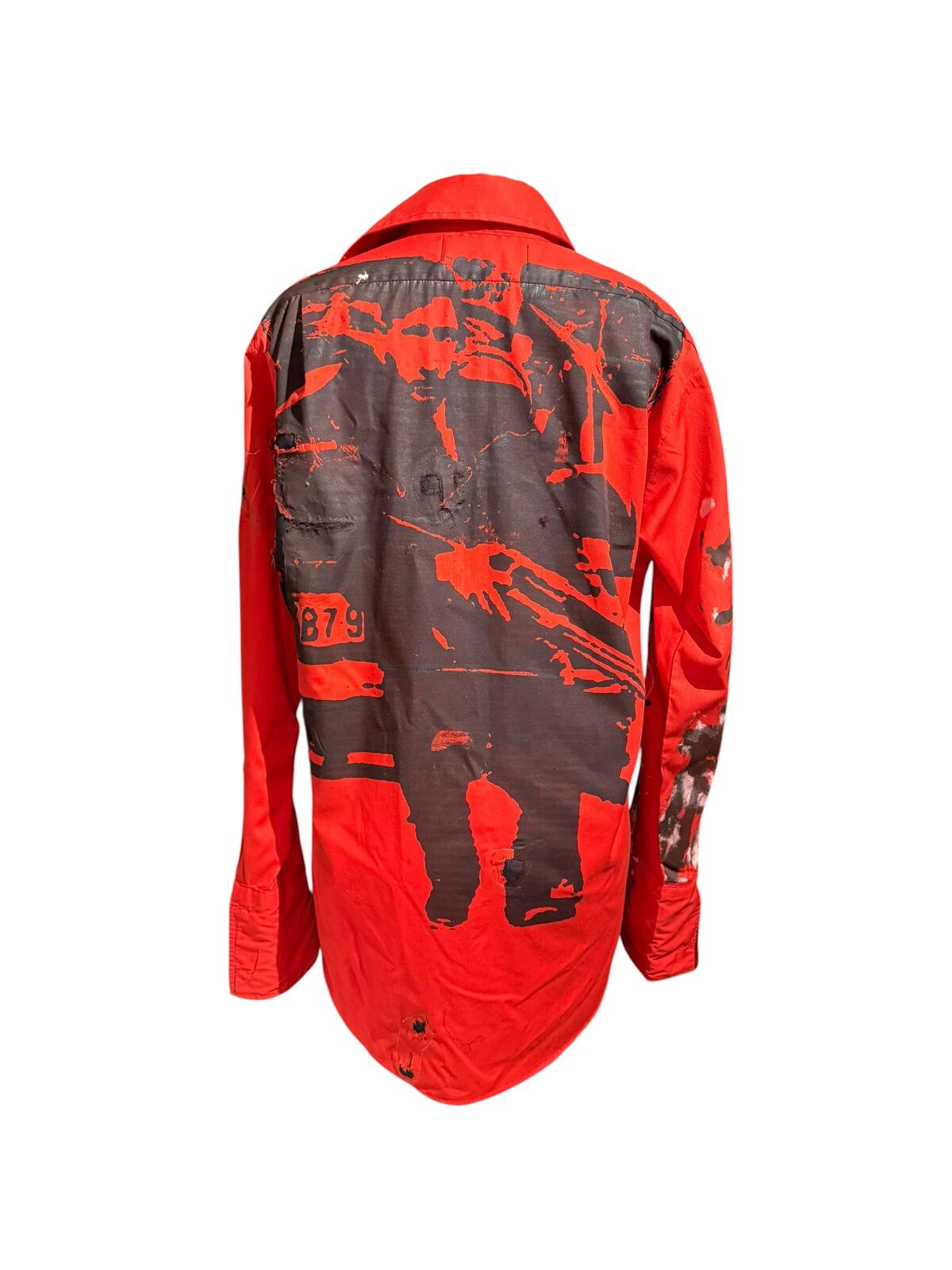 Bohemian Society Red Graphic Print Long Sleeve Shirt