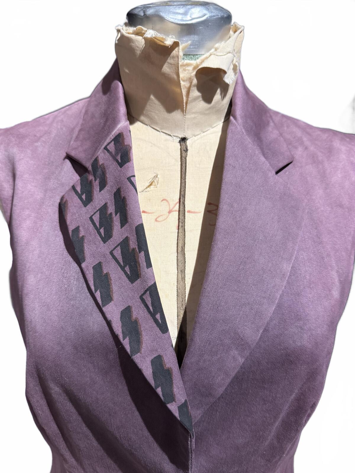 Bohemian Society Sleeveless Pink Blazer Vest