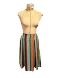 Eri + Ali Multi-Color Striped Midi Skirt