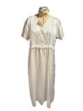 Lily of France Vintage Ivory Satin Nightgown