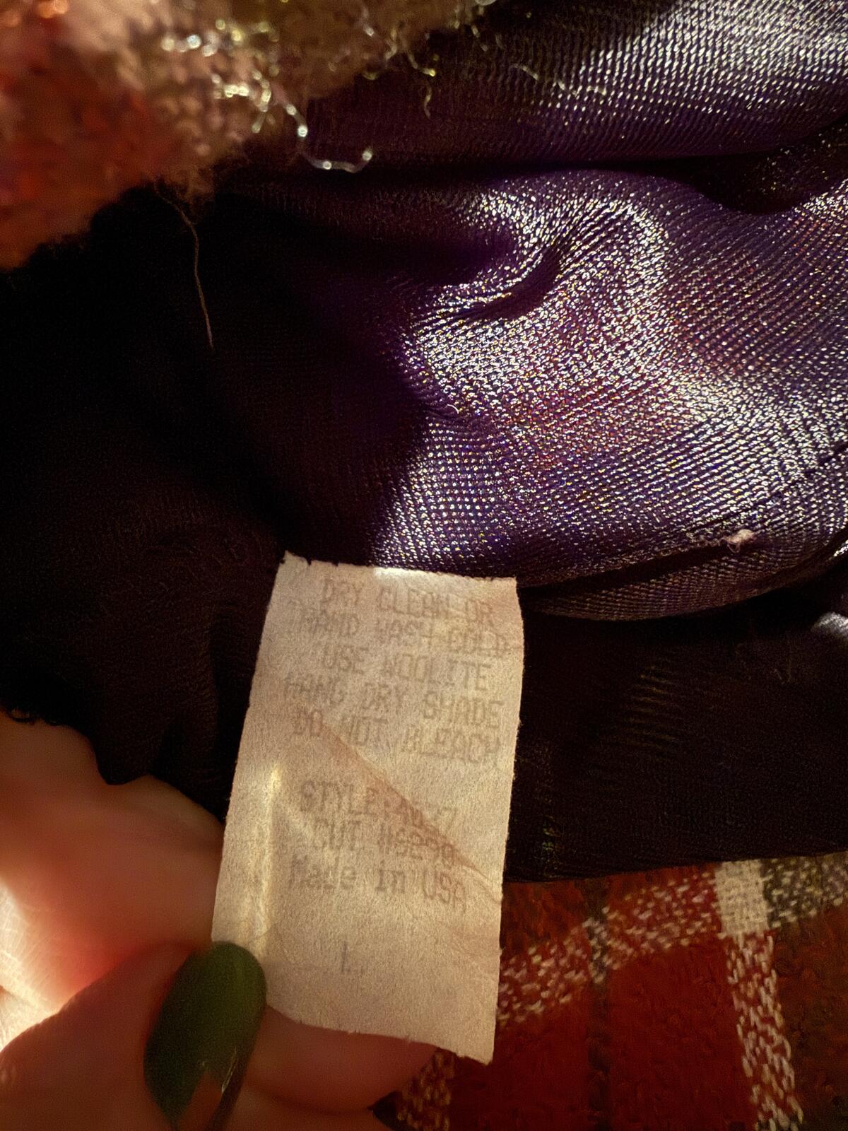 Forever 21 Vintage Plaid Wool A-Line Skirt