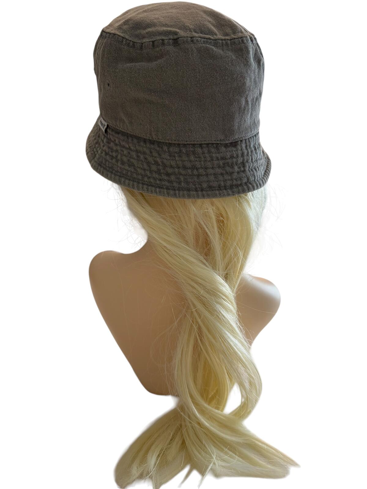 Hurley Gray Cotton Bucket Hat