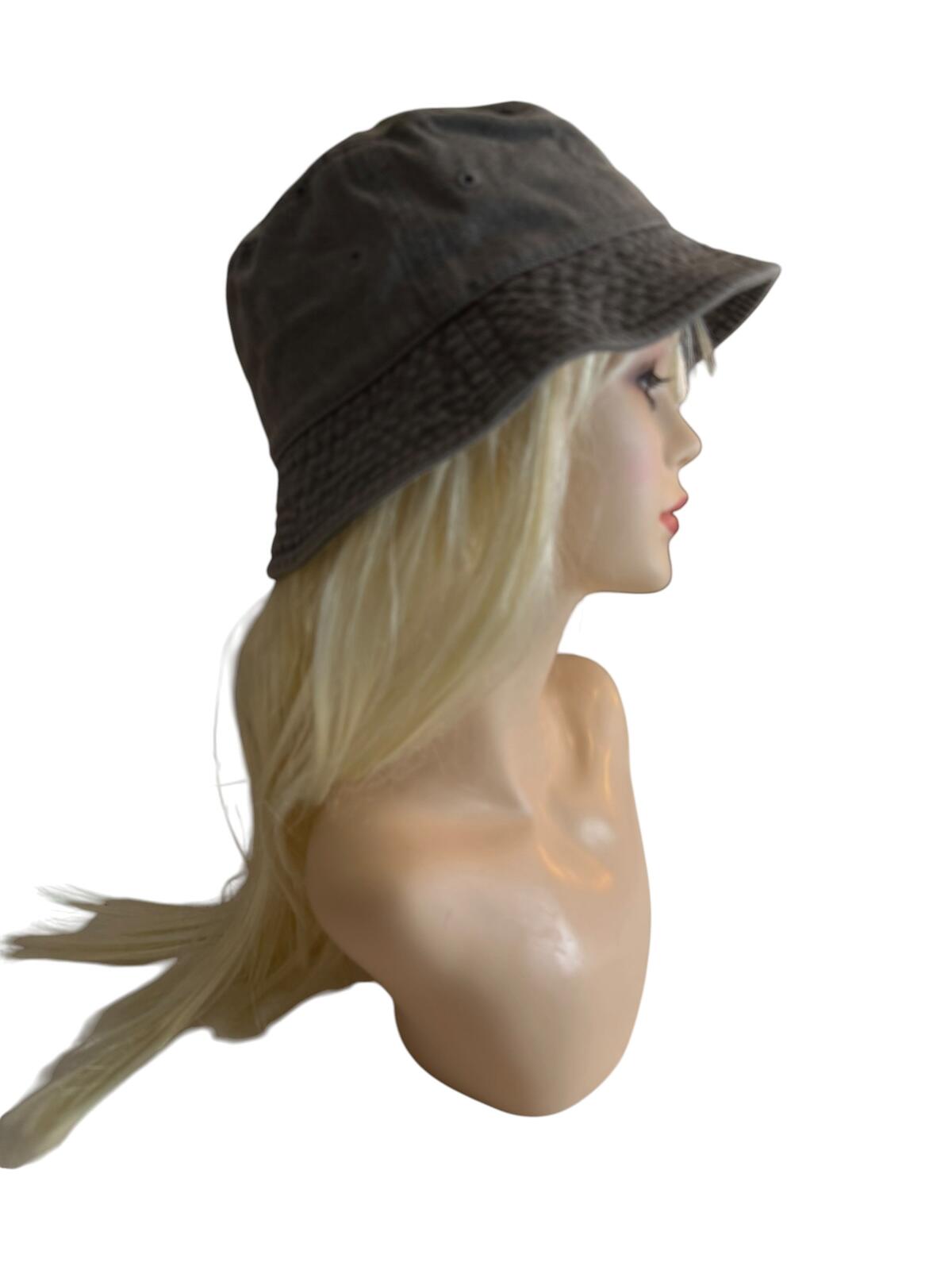 Hurley Gray Cotton Bucket Hat