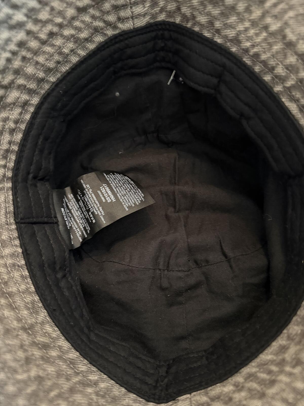 Hurley Gray Cotton Bucket Hat