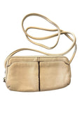 Tignanello Beige Leather Crossbody Bag