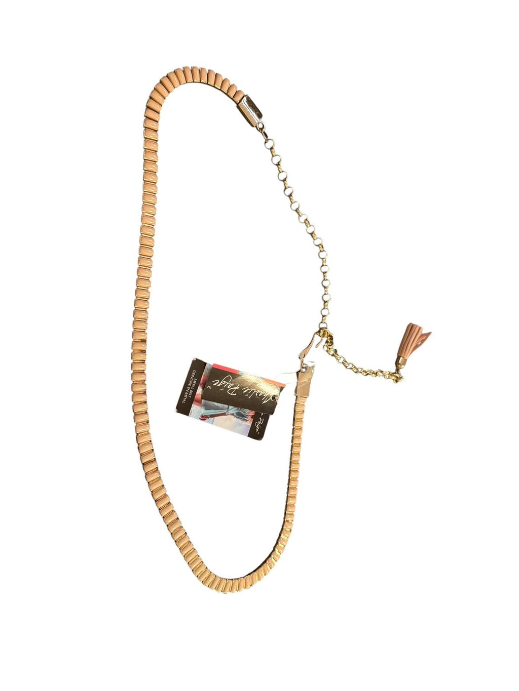 Two Gold Tone Chain Tassel Belts