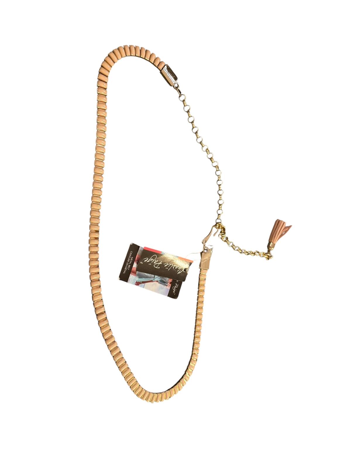 Two Gold Tone Chain Tassel Belts
