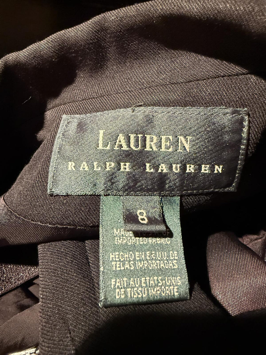 Ralph Lauren Women’s Classic Black Blazer